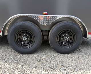 Thumbnail Photo of *SCRATCH/DENT* 2026 Royal Cargo 7X14' + V - HD 11,400LB GVWR - Barn Doors - 86" Interior
