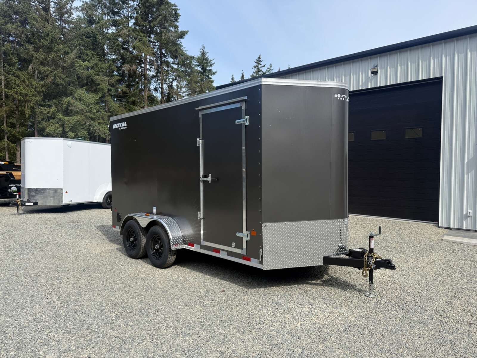 Photo of *SCRATCH/DENT* 2026 Royal Cargo 7X14' + V - HD 11,400LB GVWR - Barn Doors - 86" Interior