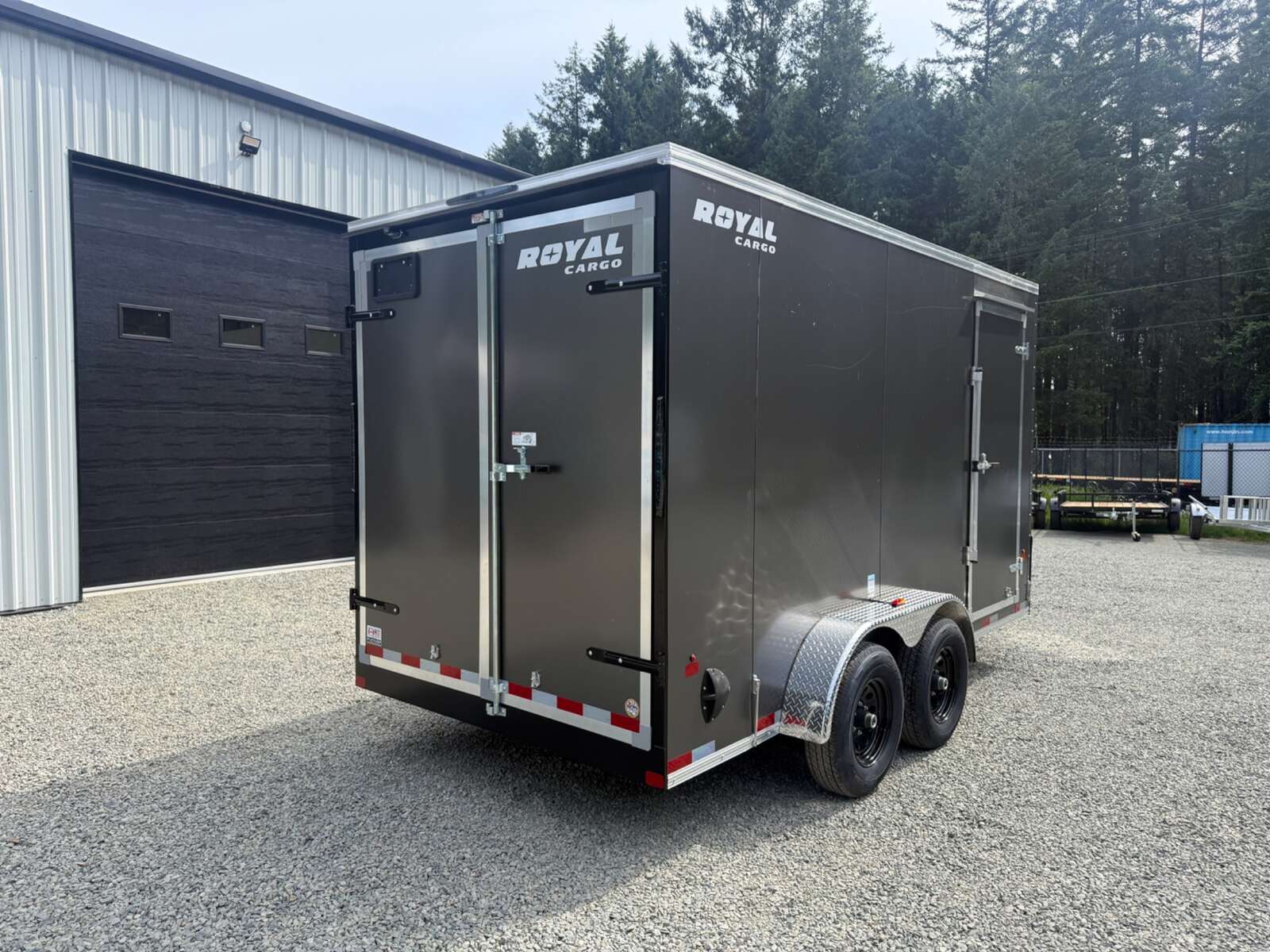 Photo of *SCRATCH/DENT* 2026 Royal Cargo 7X14' + V - HD 11,400LB GVWR - Barn Doors - 86" Interior