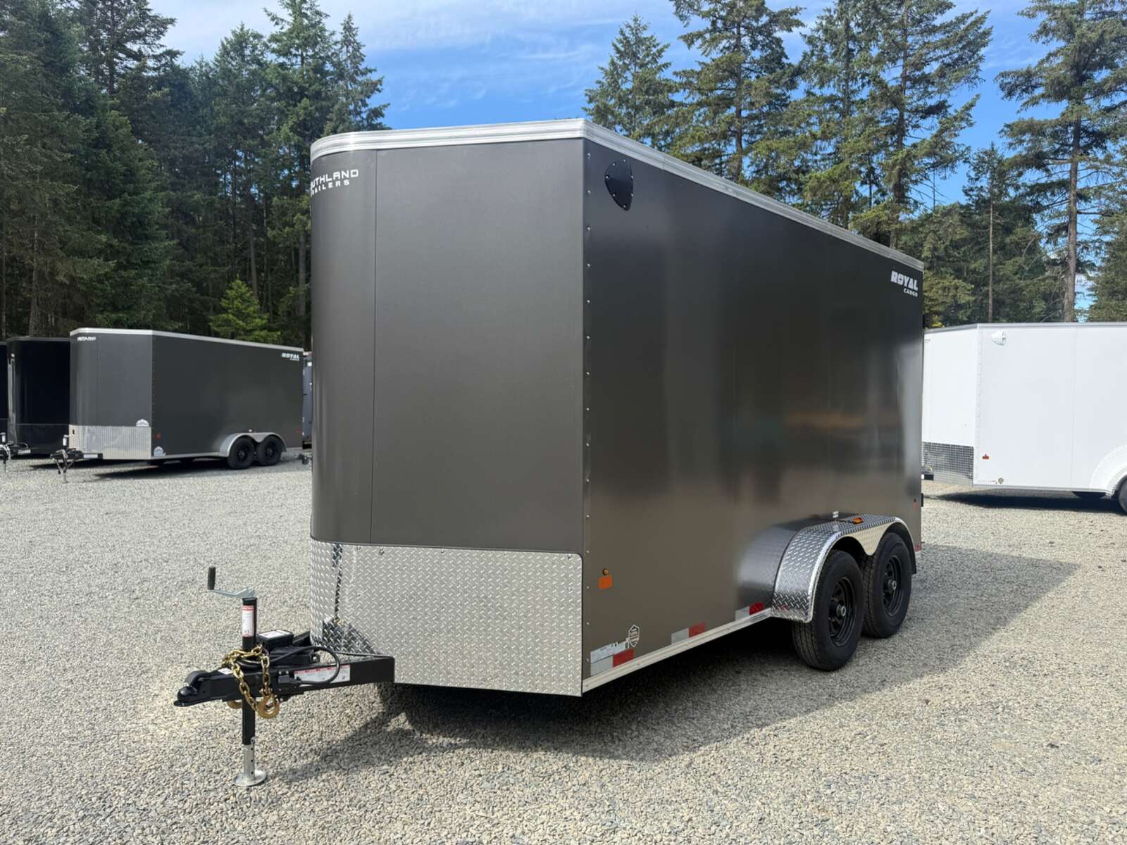 Photo of *SCRATCH/DENT* 2026 Royal Cargo 7X14' + V - HD 11,400LB GVWR - Barn Doors - 86" Interior