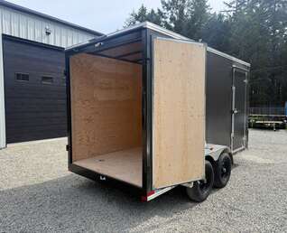 Thumbnail Photo of *SCRATCH/DENT* 2026 Royal Cargo 7X14' + V - HD 11,400LB GVWR - Barn Doors - 86" Interior