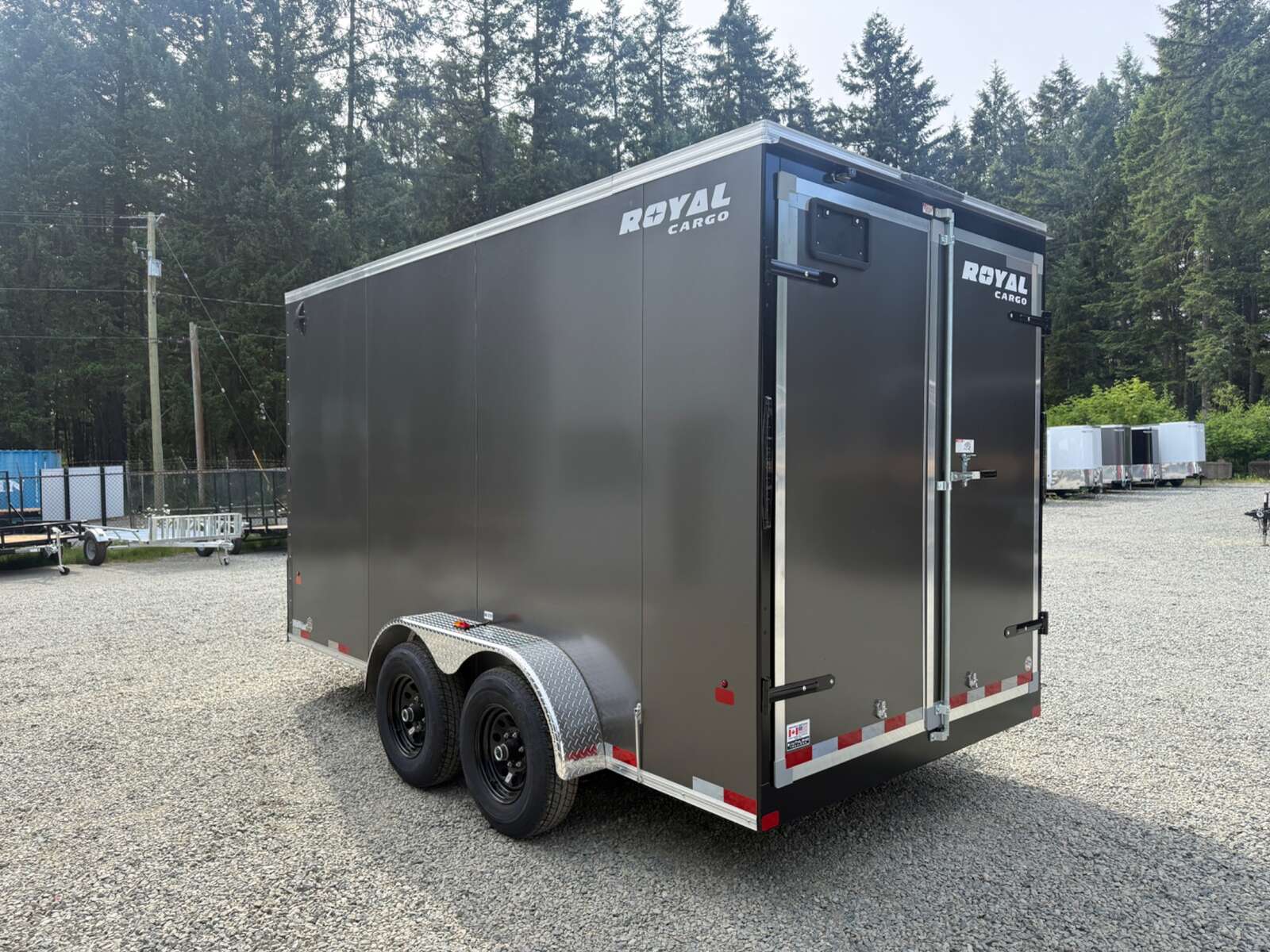 Photo of *SCRATCH/DENT* 2026 Royal Cargo 7X14' + V - HD 11,400LB GVWR - Barn Doors - 86" Interior