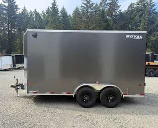Thumbnail Photo of *SCRATCH/DENT* 2026 Royal Cargo 7X14' + V - HD 11,400LB GVWR - Barn Doors - 86" Interior
