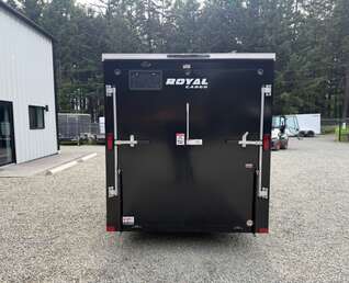 Thumbnail Photo of 2026 ROYAL 6X12 +V-NOSE 2,990LB GVW CARGO TRAILER - 72" INTERIOR - RAMP DOOR 