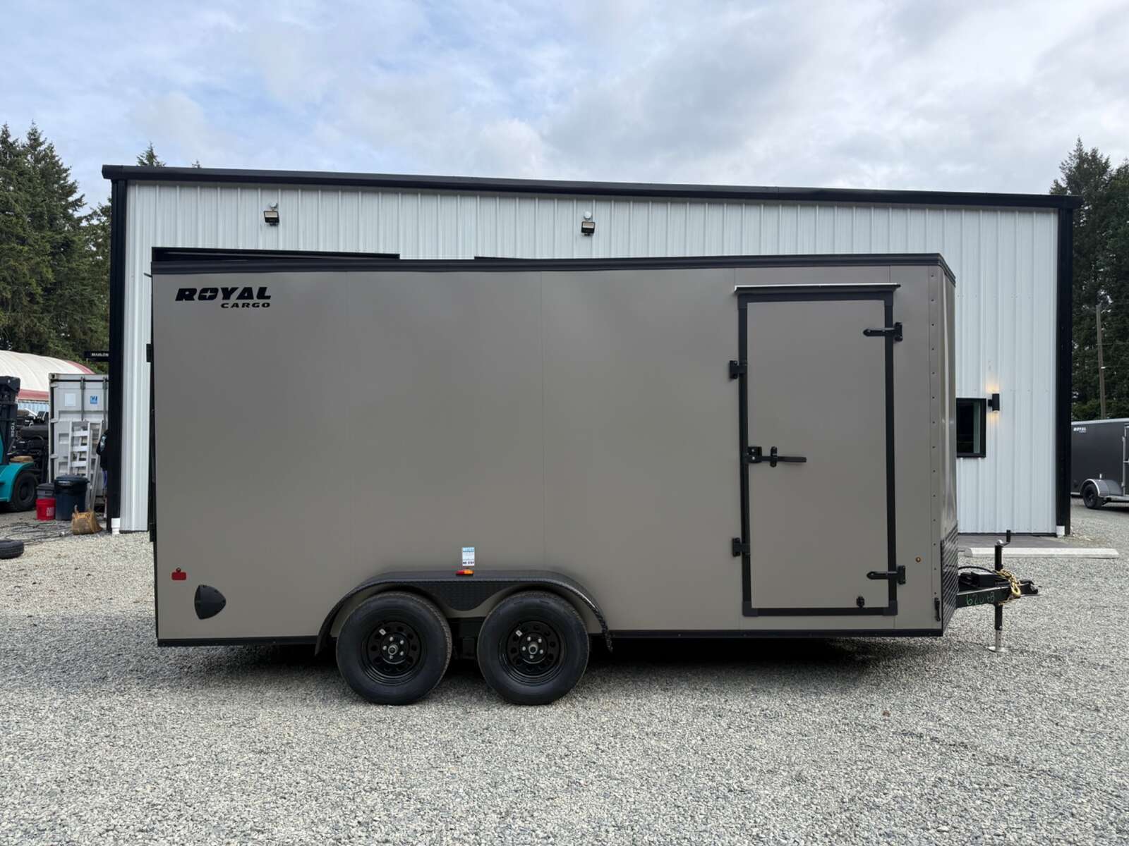 Photo of 2026 Royal Cargo 7X16+V - 7,700LB GVWR - Ramp Door - Blackout Pkg