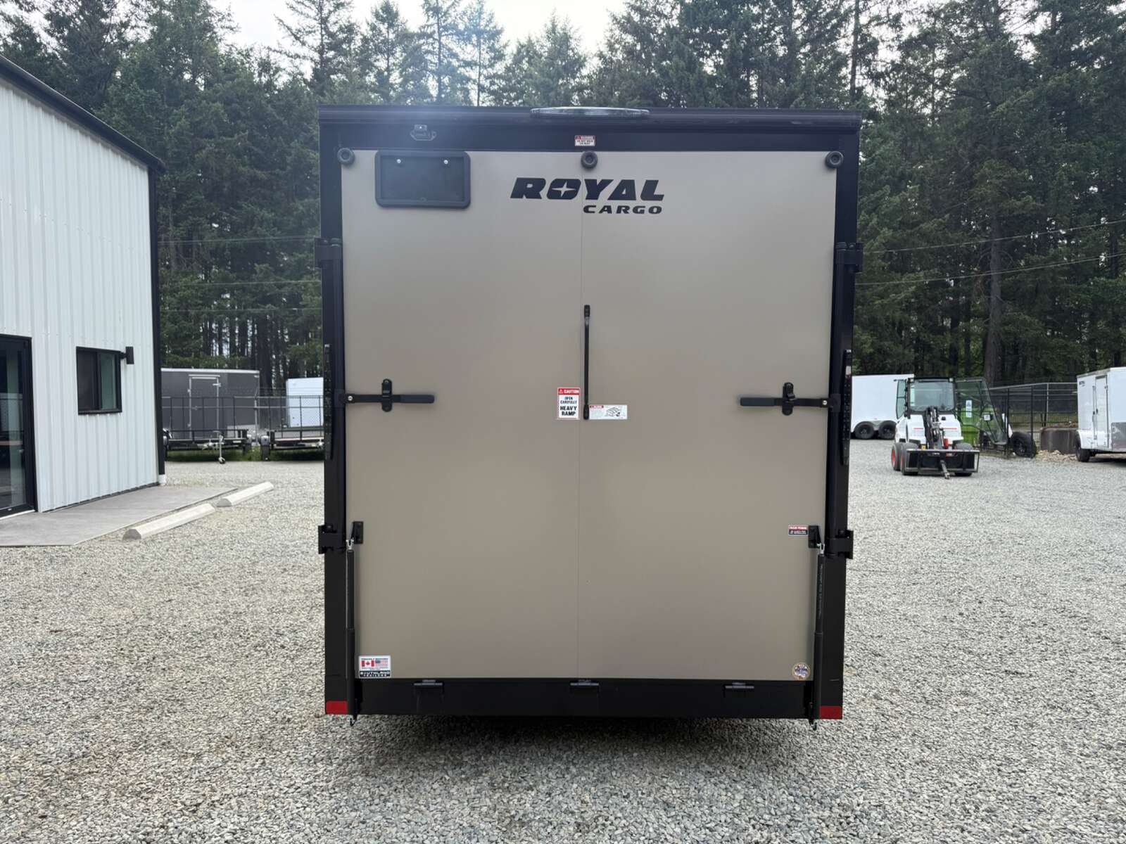 Photo of 2026 Royal Cargo 7X16+V - 7,700LB GVWR - Ramp Door - Blackout Pkg