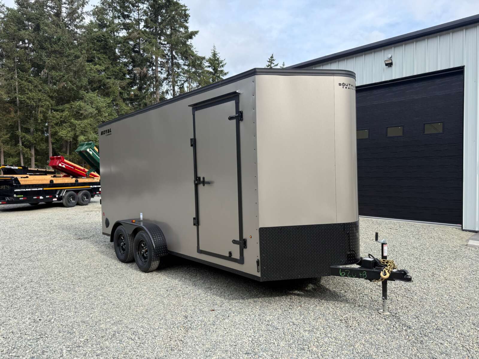 Photo of 2026 Royal Cargo 7X16+V - 7,700LB GVWR - Ramp Door - Blackout Pkg