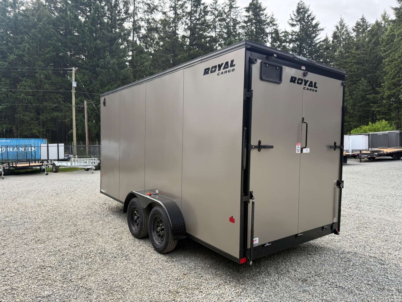 Photo of 2026 Royal Cargo 7X16+V - 7,700LB GVWR - Ramp Door - Blackout Pkg