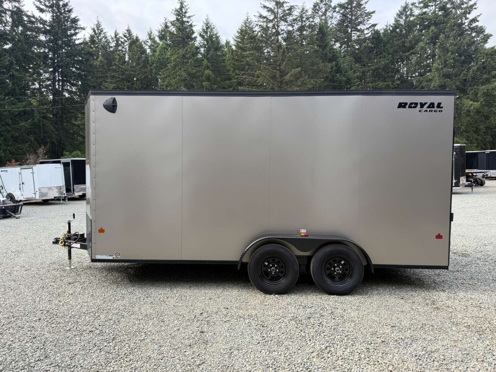 Photo of 2026 Royal Cargo 7X16+V - 7,700LB GVWR - Ramp Door - Blackout Pkg