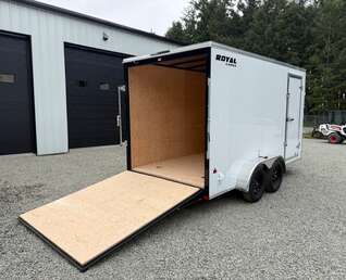 Thumbnail Photo of 2026 Royal Cargo 7X14+V 7700LB GVW - 86" INTERIOR - RAMP DOOR