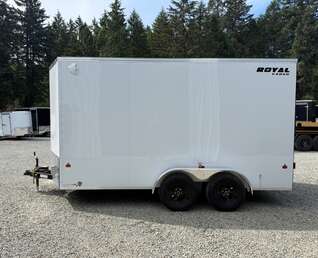 Thumbnail Photo of 2026 Royal Cargo 7X14+V 7700LB GVW - 86" INTERIOR - BARN DOORS 