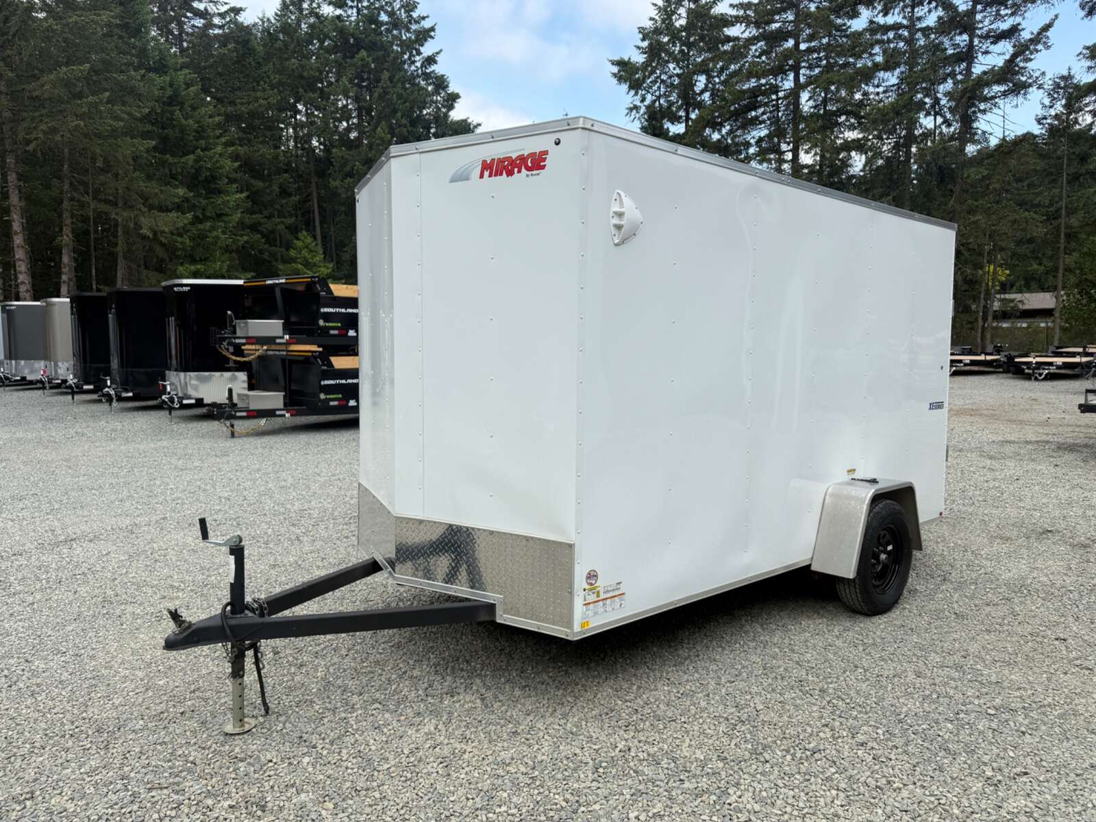 Photo of Used 2024 Mirage 6X12' V-Nose - 2990LB GVWR - Ramp Door