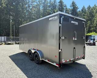 Thumbnail Photo of 2026 Royal Cargo 7.5x18+V 11,400lb GVWR - 86" Interior - Rear Ramp Door 