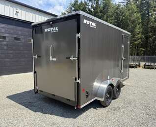 Thumbnail Photo of 2026 Royal Cargo 7X14+V 7700LB GVW - 86" INTERIOR - Ramp Door