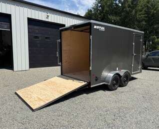 Thumbnail Photo of 2026 Royal Cargo 7X14+V 7700LB GVW - 86" INTERIOR - Ramp Door