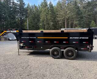 Thumbnail Photo of 2026 Southland 7X16 27,600LB GVW HIGH SIDE GOOSENECK DUMP TRAILER