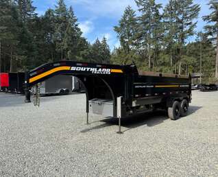 Thumbnail Photo of 2026 Southland 7X16 27,600LB GVW HIGH SIDE GOOSENECK DUMP TRAILER