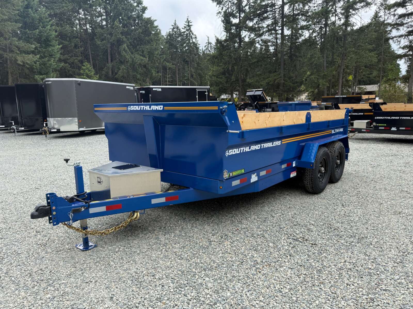 Photo of 2026 Southland 7X14 15,400LB GVW Dump Trailer - Blue