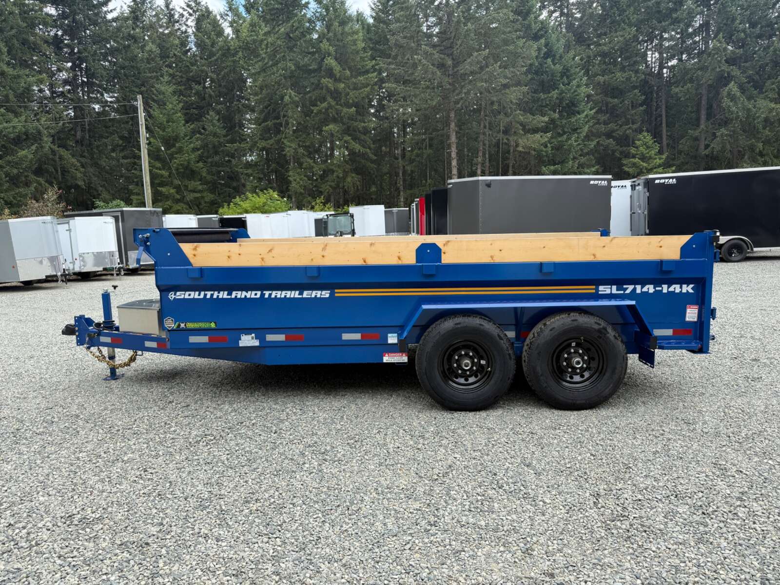 Photo of 2026 Southland 7X14 15,400LB GVW Dump Trailer - Blue