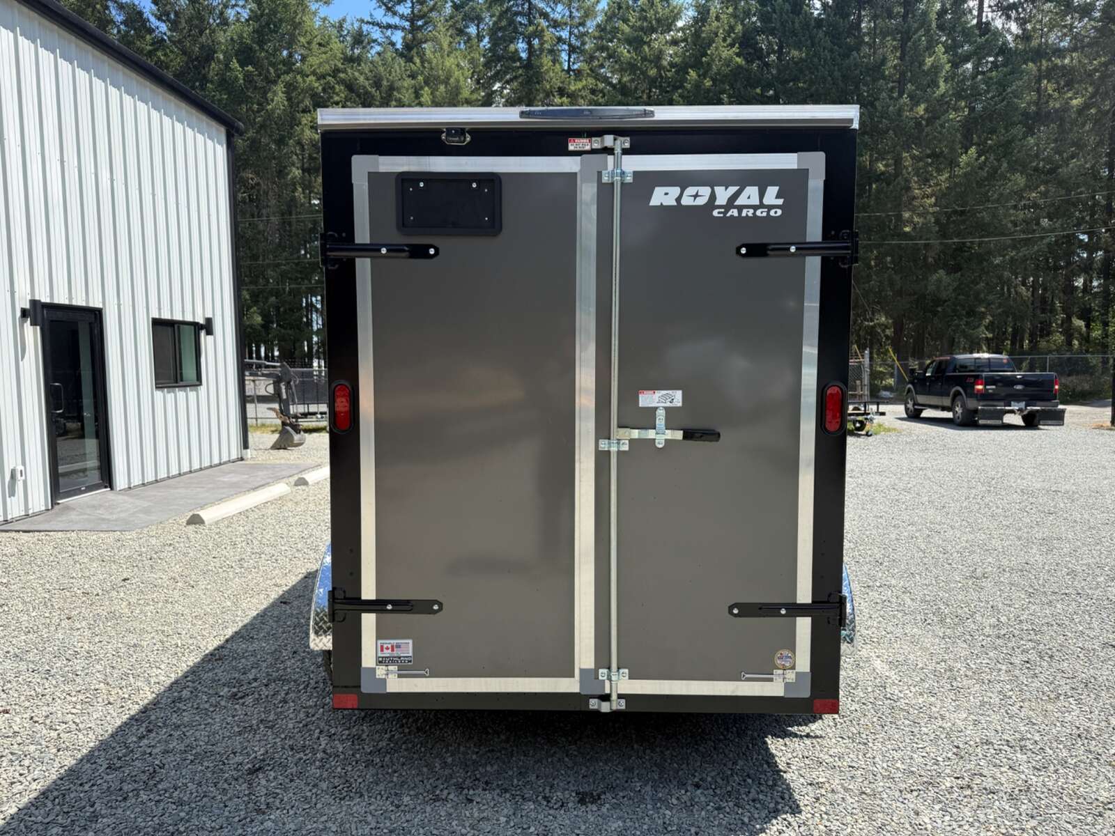 Photo of 2026 Royal Cargo 6x12 Flat Front 7,700lb GVW - 78" Interior - Barn Doors 