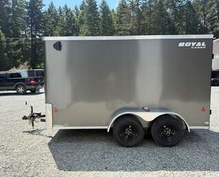 Thumbnail Photo of 2026 Royal Cargo 6x12 Flat Front 7,700lb GVW - 78" Interior - Barn Doors 
