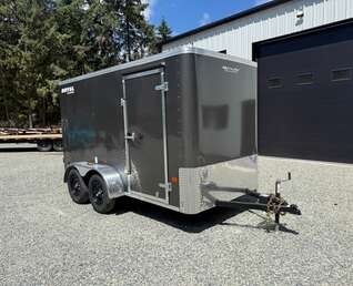 Thumbnail Photo of 2026 Royal Cargo 6x12 Flat Front 7,700lb GVW - 78" Interior - Barn Doors 