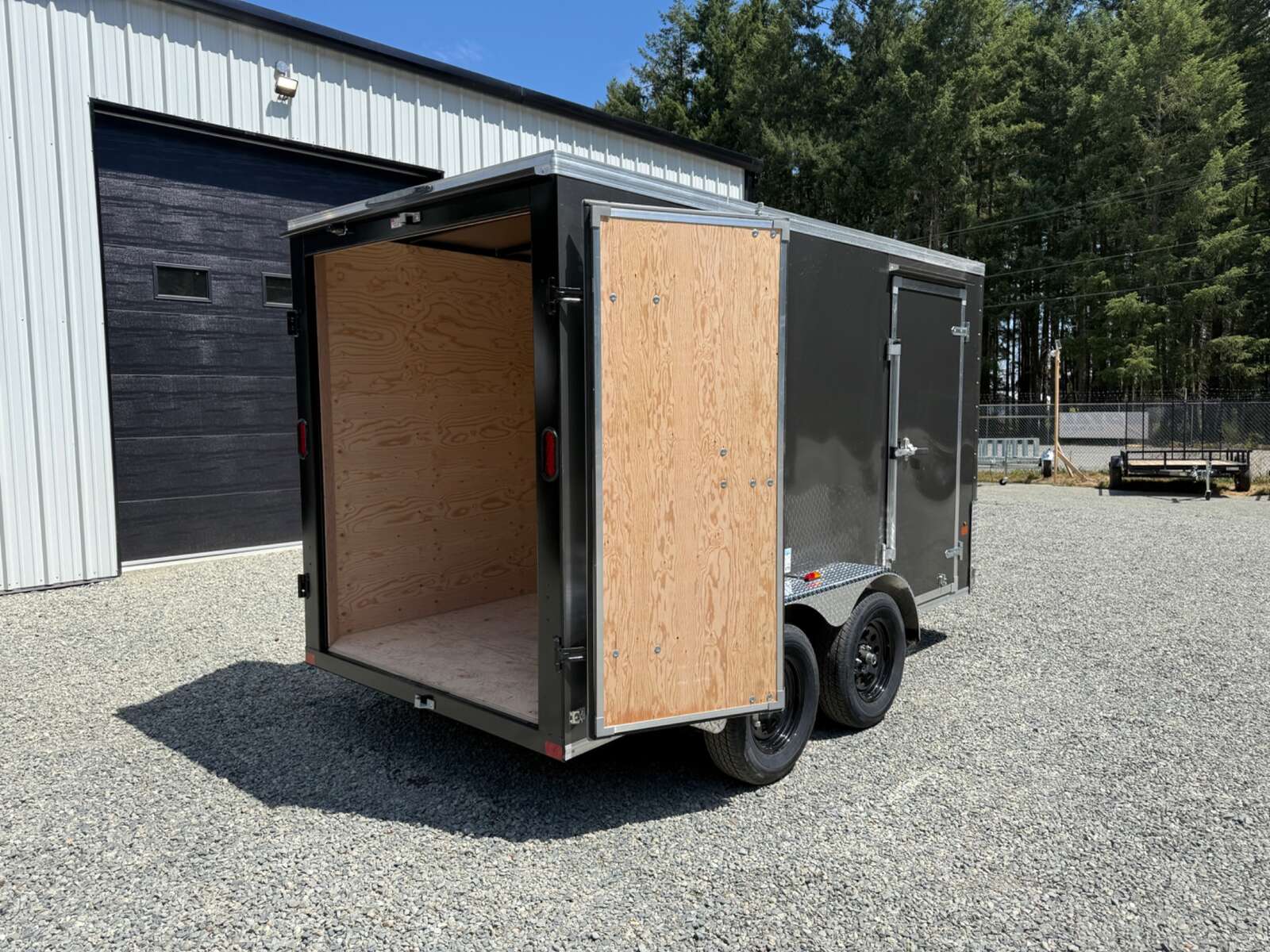 Photo of 2026 Royal Cargo 6x12 Flat Front 7,700lb GVW - 78" Interior - Barn Doors 