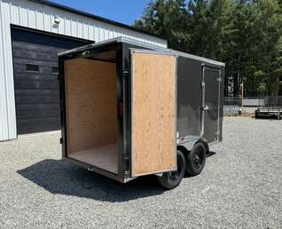 Thumbnail Photo of 2026 Royal Cargo 6x12 Flat Front 7,700lb GVW - 78" Interior - Barn Doors 