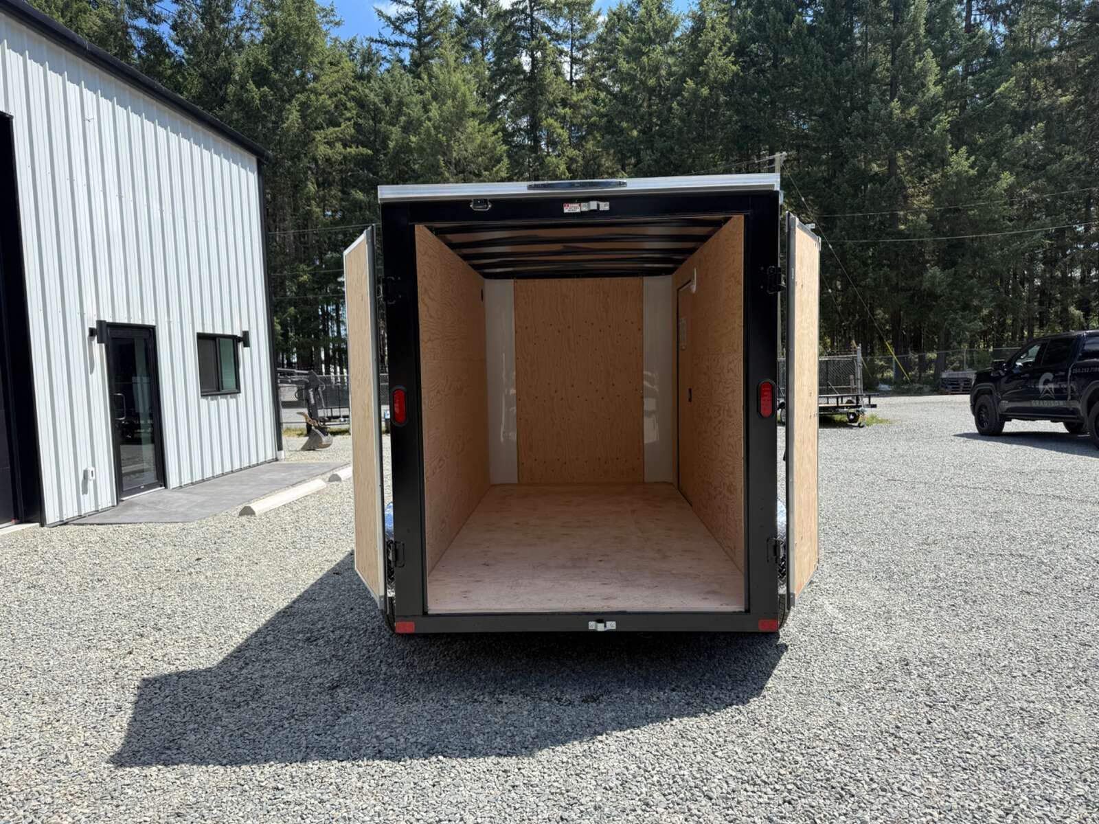 Photo of 2026 Royal Cargo 6x12 Flat Front 7,700lb GVW - 78" Interior - Barn Doors 