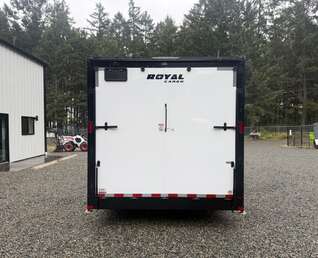 Thumbnail Photo of 2026 Royal 8.5x16 Cargo Trailer 11,400lb GVW - 86" Interior - Black Out Package - Ramp Door