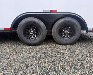 Thumbnail Photo of 2026 Royal 8.5x16 Cargo Trailer 11,400lb GVW - 86" Interior - Black Out Package - Ramp Door