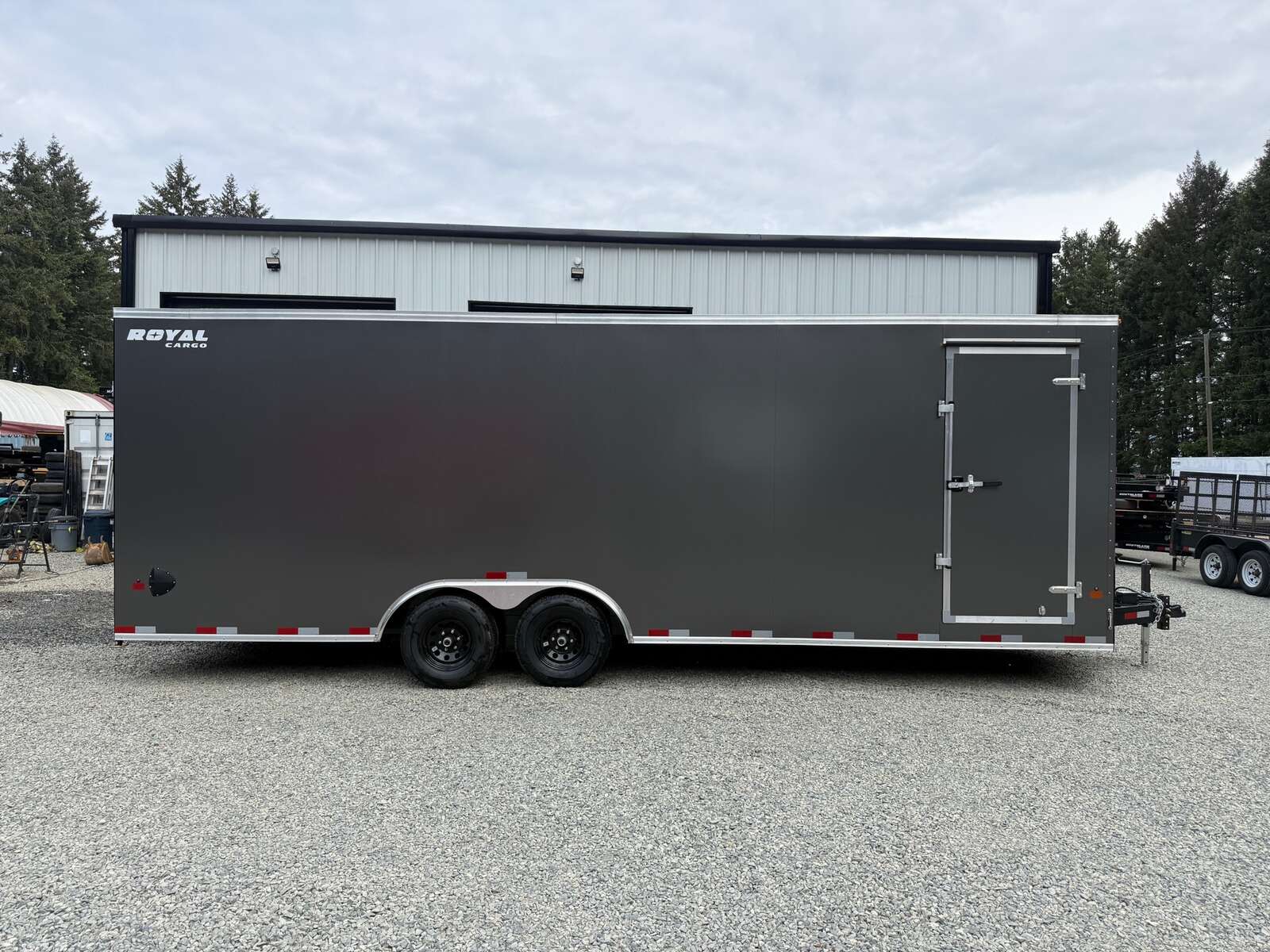 Photo of 2026 ROYAL 8.5X24 +V-NOSE 11,400LB GVW CARGO TRAILER - 86" INTERIOR - RAMP DOOR 