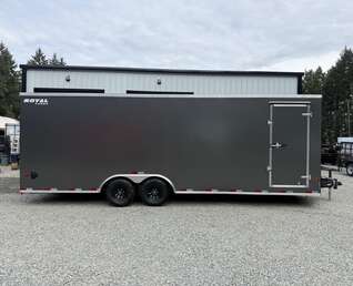 Thumbnail Photo of 2026 ROYAL 8.5X24 +V-NOSE 11,400LB GVW CARGO TRAILER - 86" INTERIOR - RAMP DOOR 