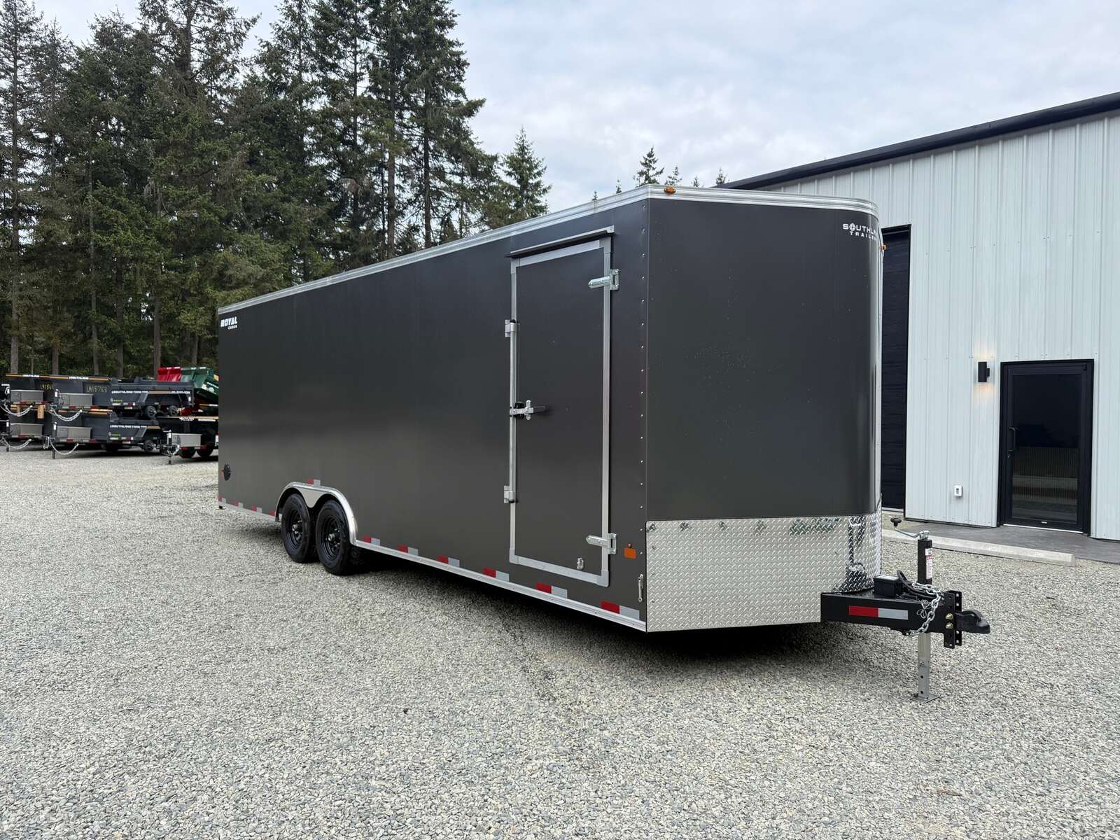 Photo of 2026 ROYAL 8.5X24 +V-NOSE 11,400LB GVW CARGO TRAILER - 86" INTERIOR - RAMP DOOR 