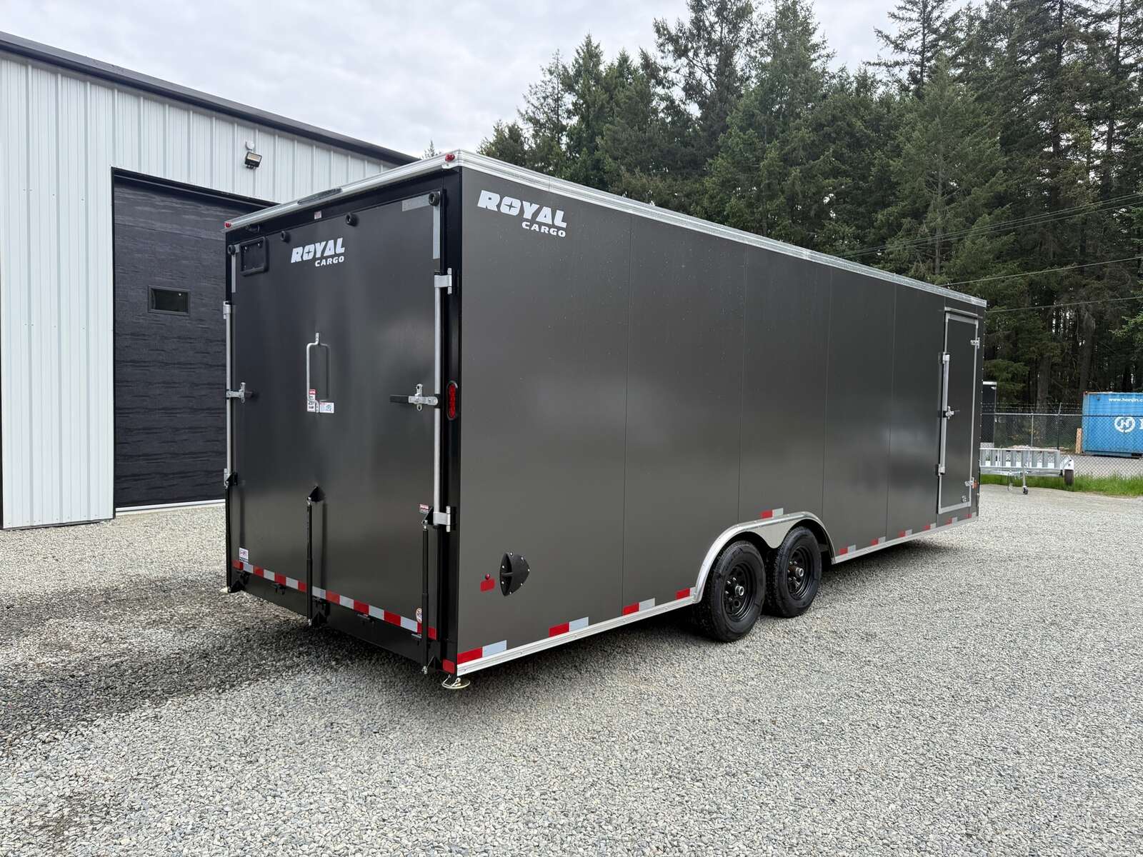 Photo of 2026 ROYAL 8.5X24 +V-NOSE 11,400LB GVW CARGO TRAILER - 86" INTERIOR - RAMP DOOR 