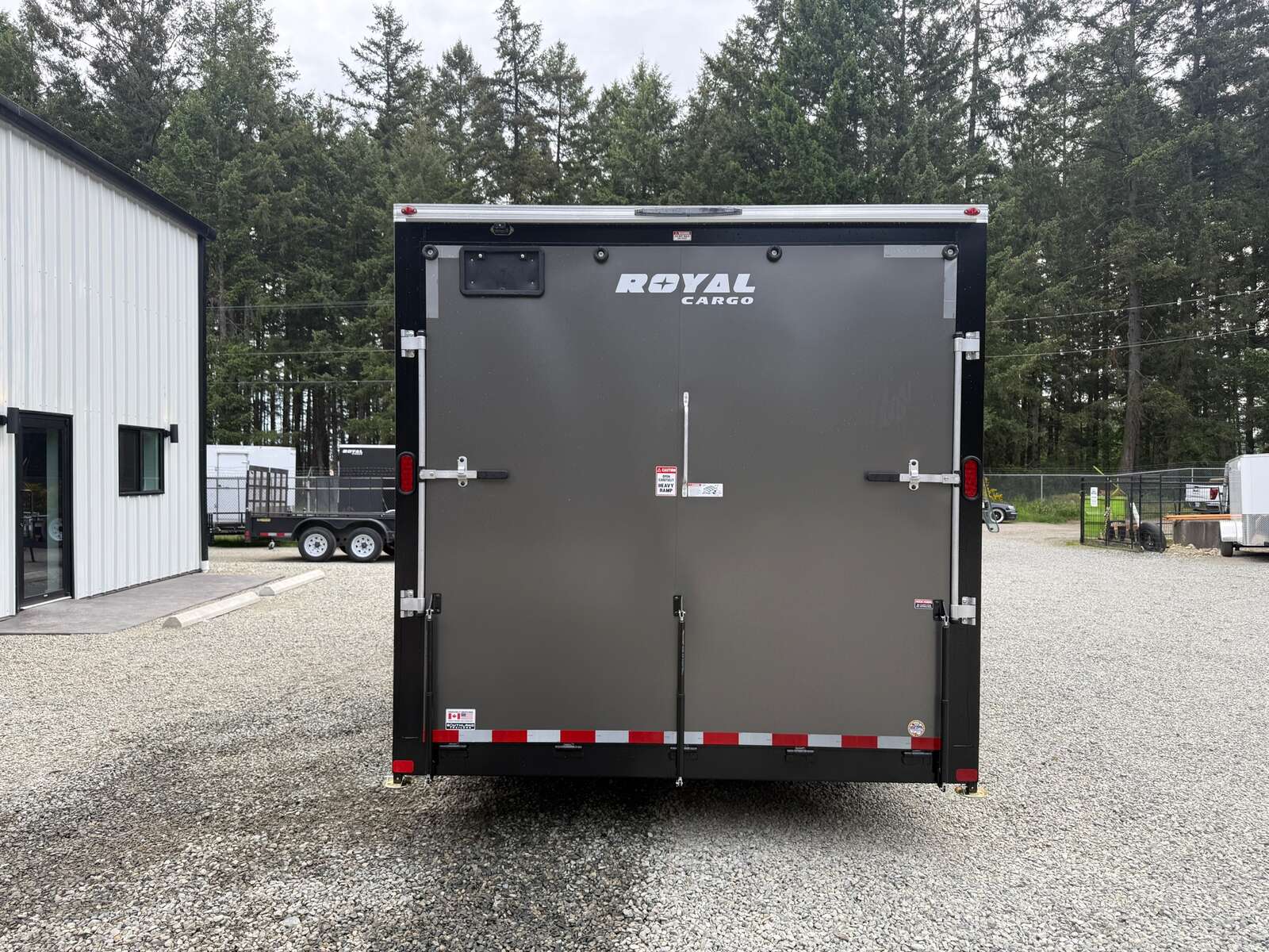 Photo of 2026 ROYAL 8.5X24 +V-NOSE 11,400LB GVW CARGO TRAILER - 86" INTERIOR - RAMP DOOR 