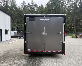 Thumbnail Photo of 2026 ROYAL 8.5X24 +V-NOSE 11,400LB GVW CARGO TRAILER - 86" INTERIOR - RAMP DOOR 