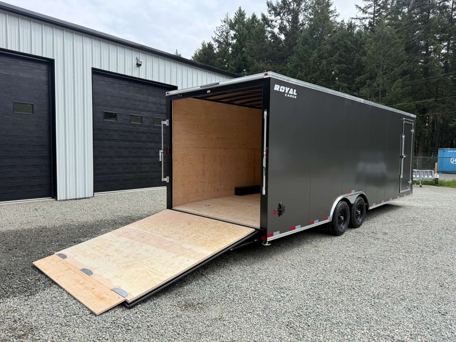 Photo of 2026 ROYAL 8.5X24 +V-NOSE 11,400LB GVW CARGO TRAILER - 86" INTERIOR - RAMP DOOR 