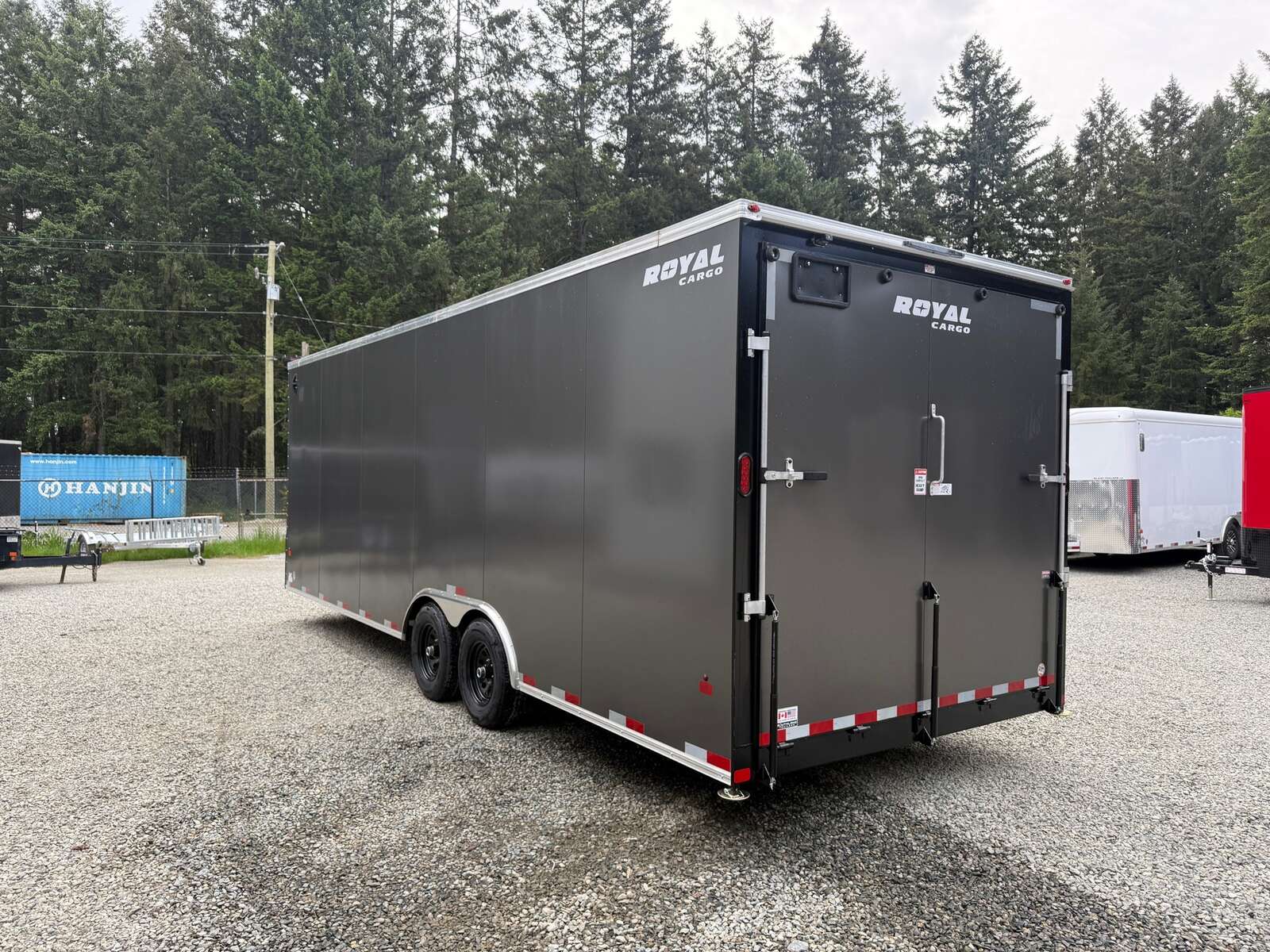 Photo of 2026 ROYAL 8.5X24 +V-NOSE 11,400LB GVW CARGO TRAILER - 86" INTERIOR - RAMP DOOR 