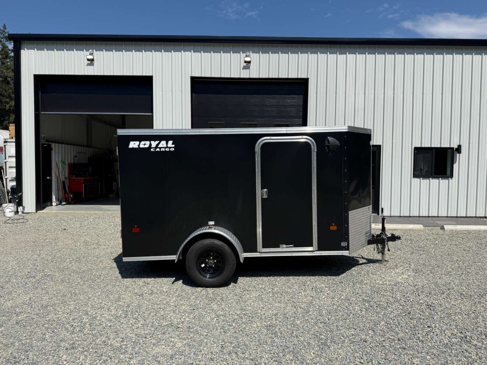 Photo of Used 2025 Royal Cargo 5X10+V 2990LB GVW - RAMP DOOR - 64" INTERIOR - RV SIDE DOOR
