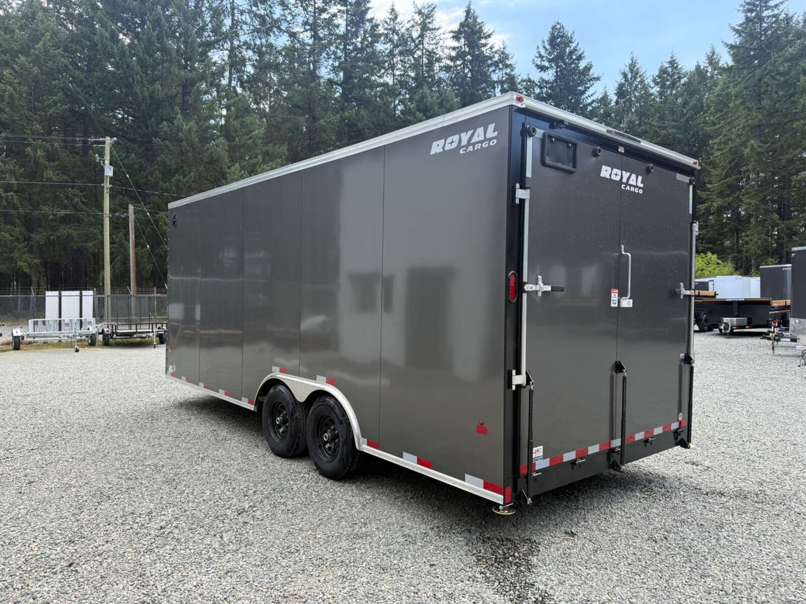 Photo of 2026 Royal Cargo 8.5X20+V-Nose 11,400LB GVWR - 86" Interior - Ramp Door