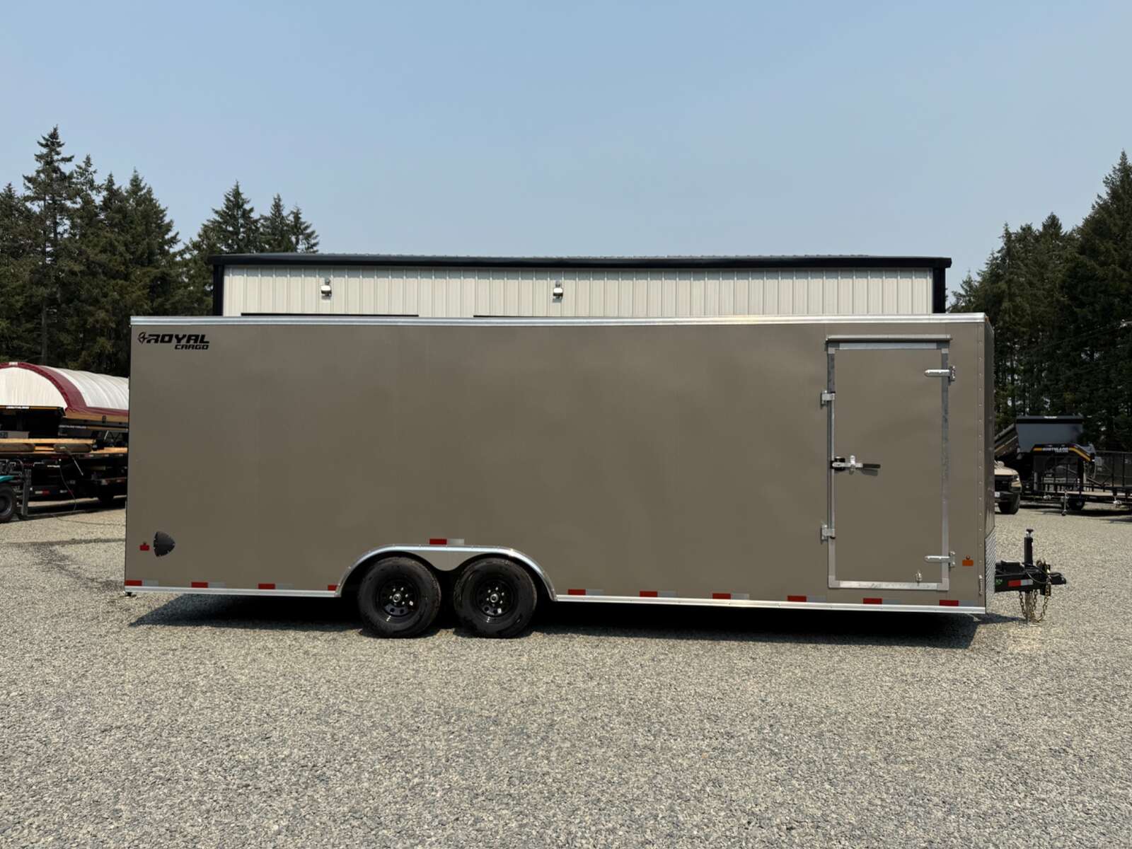 Photo of 2027 ROYAL 8.5X24 +V-NOSE 11,400LB GVW CARGO TRAILER - 86" INTERIOR - RAMP DOOR 