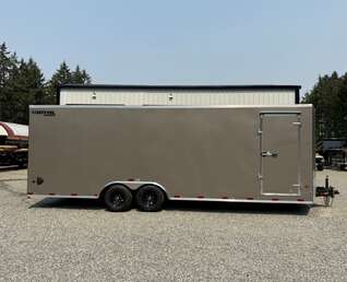 Thumbnail Photo of 2027 ROYAL 8.5X24 +V-NOSE 11,400LB GVW CARGO TRAILER - 86" INTERIOR - RAMP DOOR 