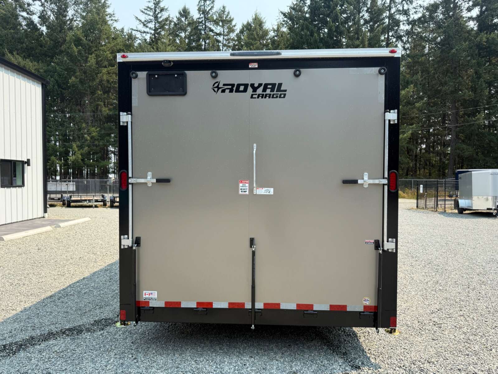 Photo of 2027 ROYAL 8.5X24 +V-NOSE 11,400LB GVW CARGO TRAILER - 86" INTERIOR - RAMP DOOR 