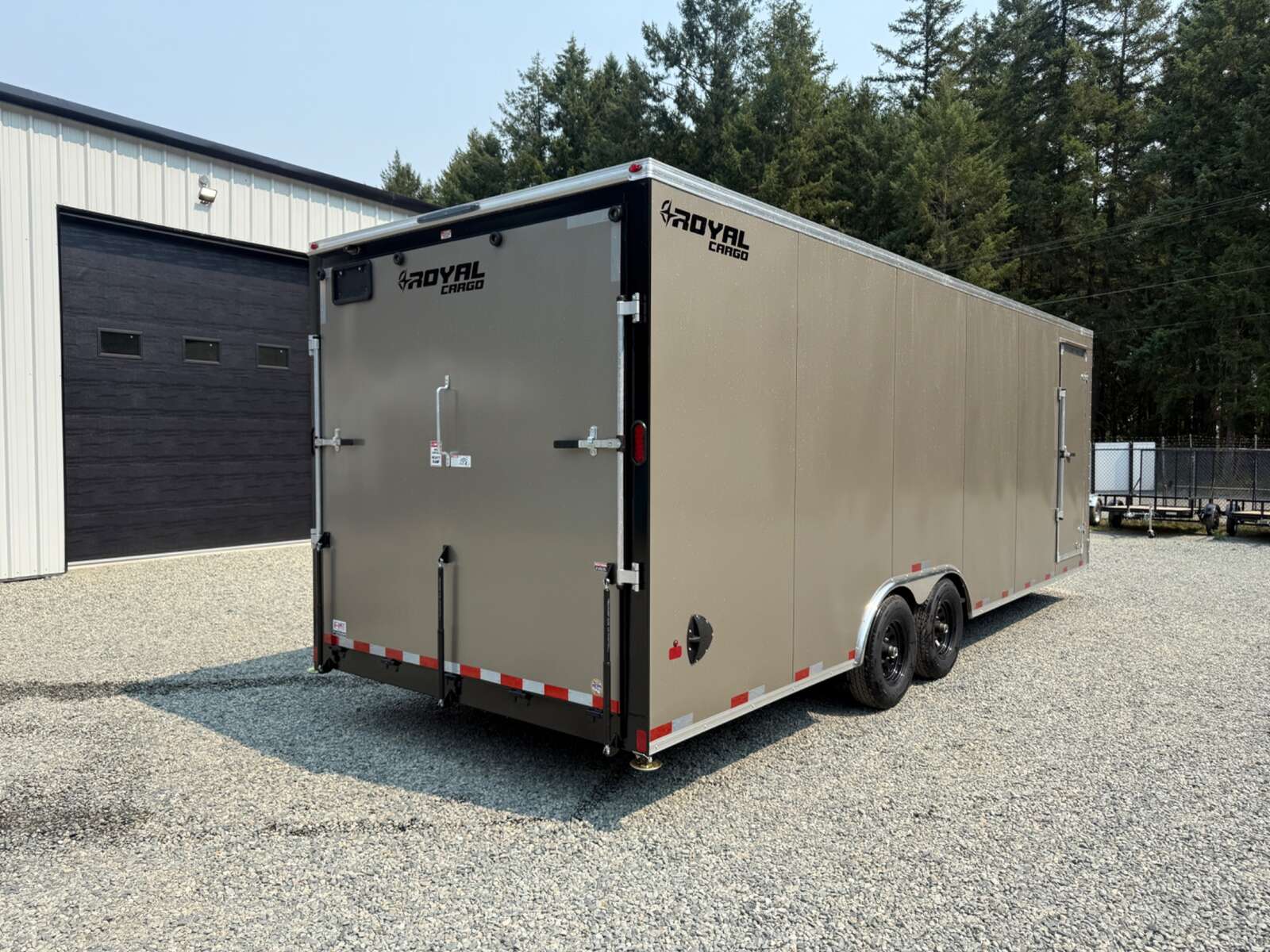 Photo of 2027 ROYAL 8.5X24 +V-NOSE 11,400LB GVW CARGO TRAILER - 86" INTERIOR - RAMP DOOR 