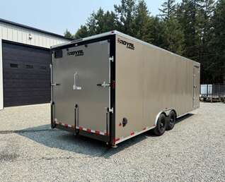 Thumbnail Photo of 2027 ROYAL 8.5X24 +V-NOSE 11,400LB GVW CARGO TRAILER - 86" INTERIOR - RAMP DOOR 