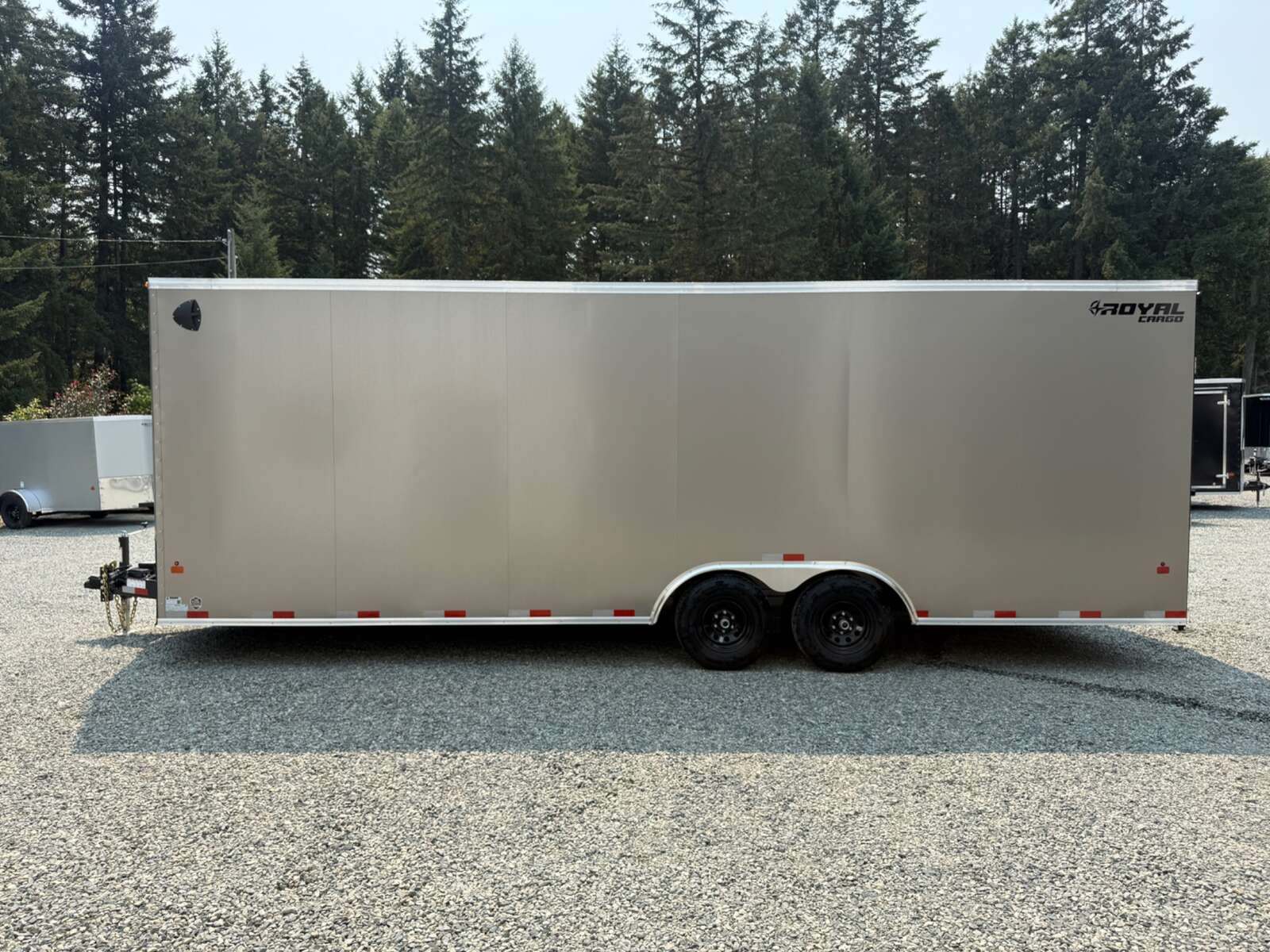 Photo of 2027 ROYAL 8.5X24 +V-NOSE 11,400LB GVW CARGO TRAILER - 86" INTERIOR - RAMP DOOR 