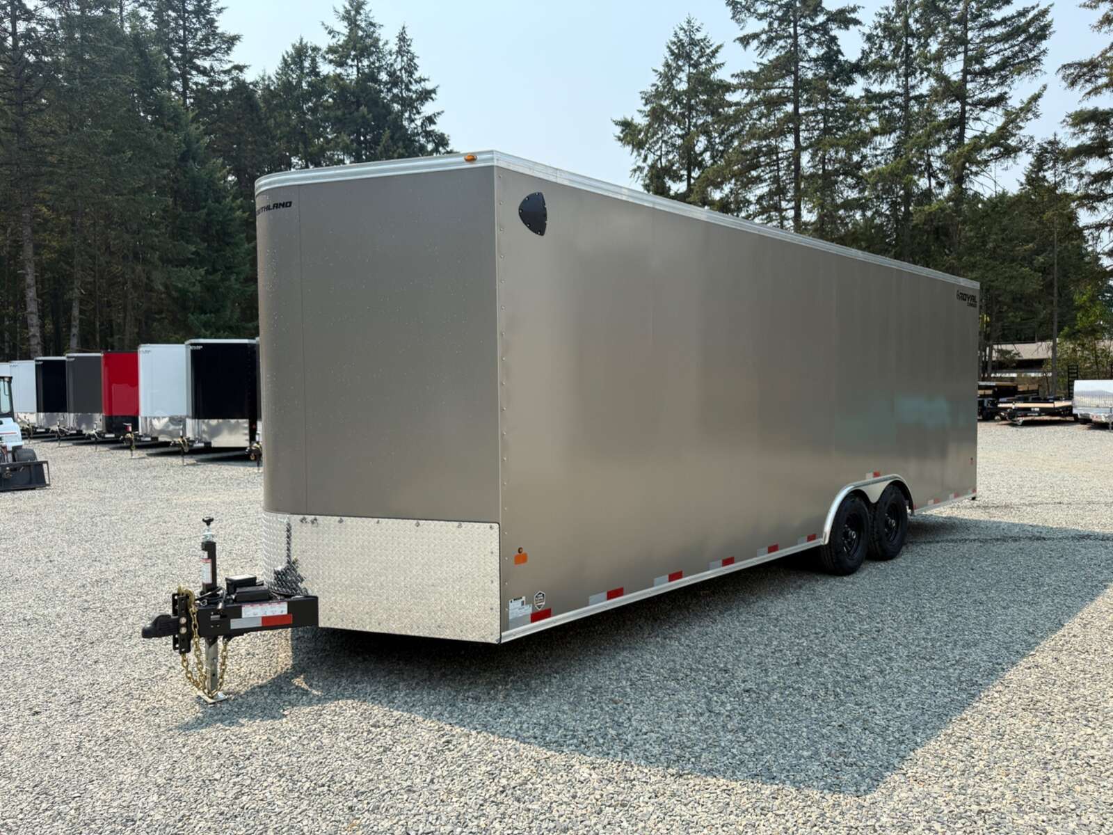 Photo of 2027 ROYAL 8.5X24 +V-NOSE 11,400LB GVW CARGO TRAILER - 86" INTERIOR - RAMP DOOR 