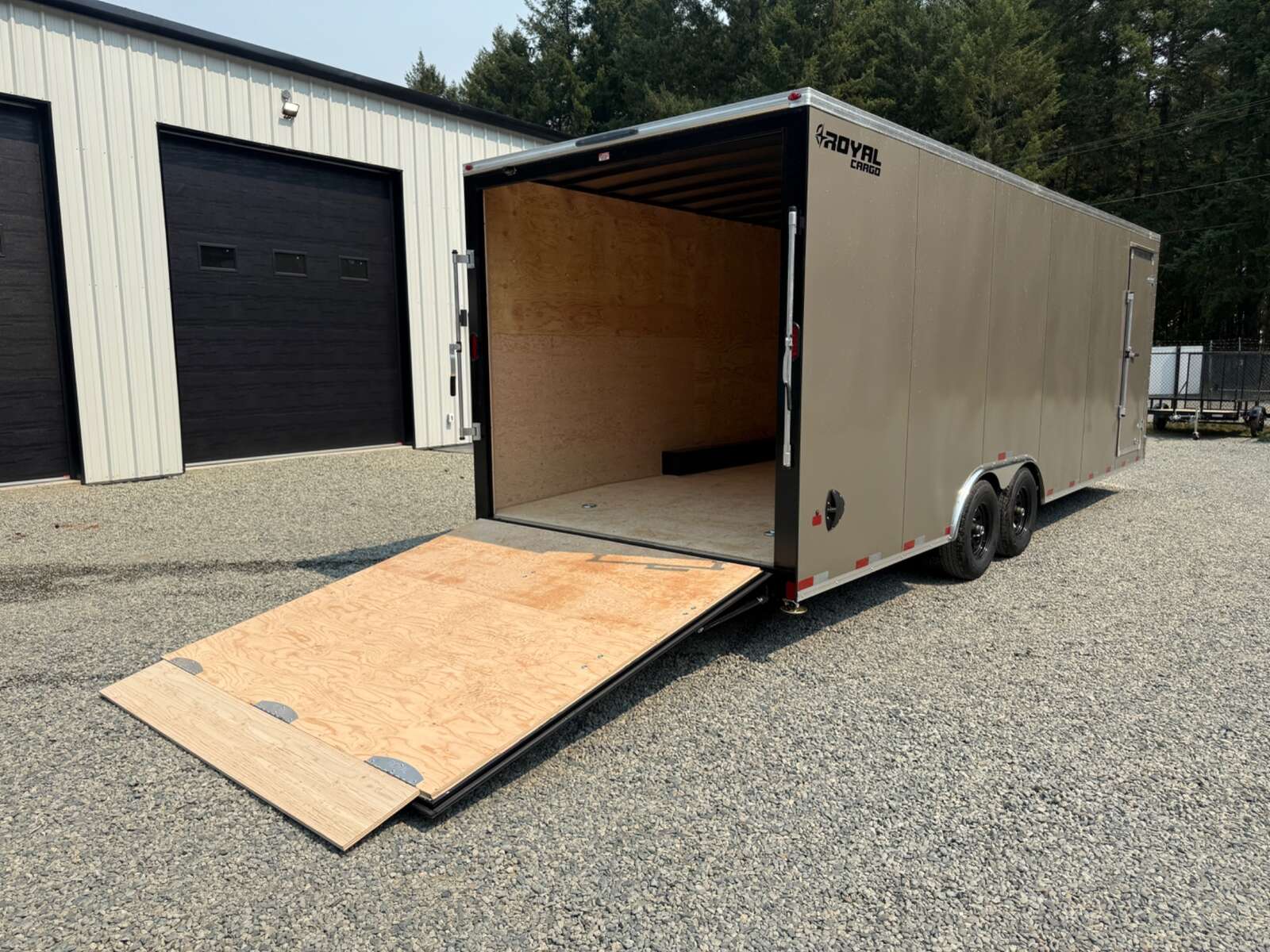 Photo of 2027 ROYAL 8.5X24 +V-NOSE 11,400LB GVW CARGO TRAILER - 86" INTERIOR - RAMP DOOR 