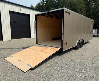 Thumbnail Photo of 2027 ROYAL 8.5X24 +V-NOSE 11,400LB GVW CARGO TRAILER - 86" INTERIOR - RAMP DOOR 